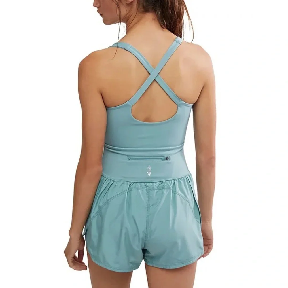 FREE PEOPLE Free People Movement Righteous Runsie NWT Size S - Picture 3 of 11